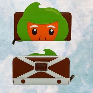 Cartera Loungefly Edición Exclusiva Willy Wonka - Oompa Loompa, Piel Sintética, Diseño Único